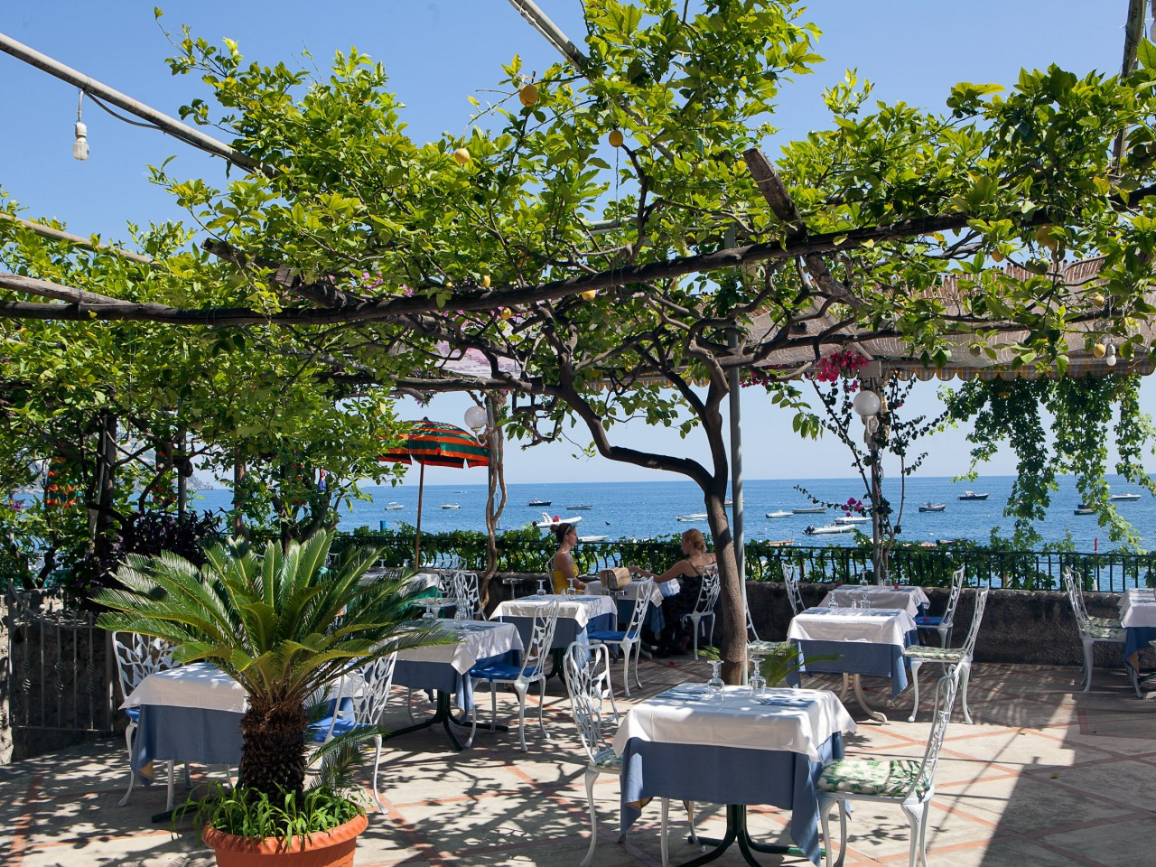 La terrazza del ristorante